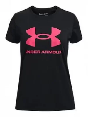 Image of Urban Armor Gear Girls Tech Sportstyle Bl Short Sleeved, Black, Size XL=13-15 Years, Women