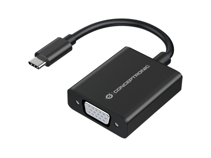 Image of Conceptronic ABBY USB-C to VGA Adapter
