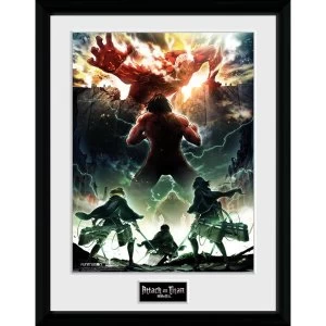 Image of Attack On Titan Season 2 Framed Collector Print
