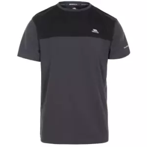Image of Trespass Mens Jacob Active T-Shirt (S) (Dark Grey)