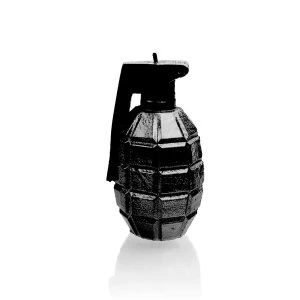 Image of Black High Glossy Small Grenade Candle