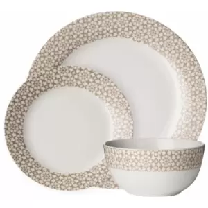 Image of Premier Housewares Avie Casablanca Natural Dinner Set (MOB)