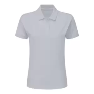 Image of SG Ladies Cotton Short Sleeve Polo Shirt (XS) (Light Oxford)