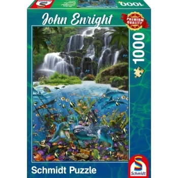 Image of John Enright: Under the Waterfall Jigsaw Puzzle - 1000 Pieces