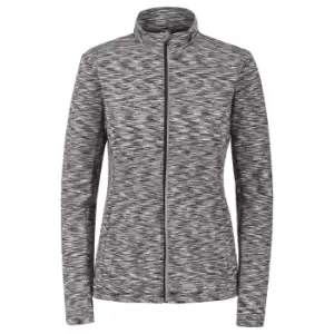 Image of Trespass Womens/Ladies Indira Long Sleeve Full Zip Active Top (M) (Grey Marl)