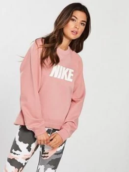 Image of Nike Sportswear Optic Crew Sweat Pink Size S Women