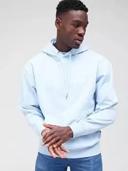 Image of BOSS Sullivan Overhead Hoodie - Pastel Blue, Pastel Blue Size M Men