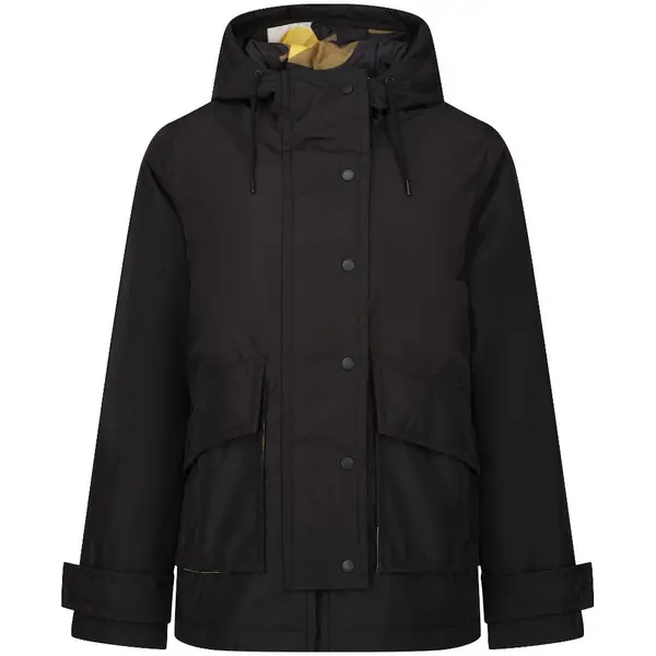Image of Regatta Womens Orla Swing Waterproof Hooded Jacket Coat 20 - Bust 45' (114cm) Black RWP390-GPT-20
