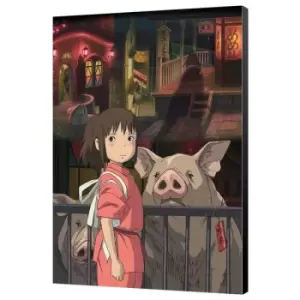 Image of Spirited Away Wooden Wall Art Chihiro 35 x 50 cm