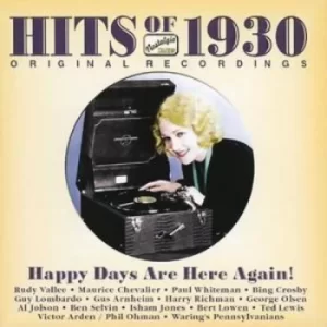 Image of The Hits of 1930 by Various Artists CD Album