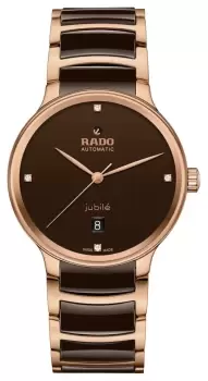 Image of RADO R30017712 Centrix JubilA Automatic Diamond Brown Watch