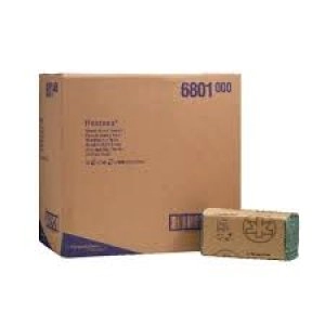 Image of Hostess S-Fold Hand Towels Green 180 Sheets Pack of 20 6801