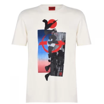 Image of Hugo Boss Damurai Logo T-Shirt Natural Size L Men