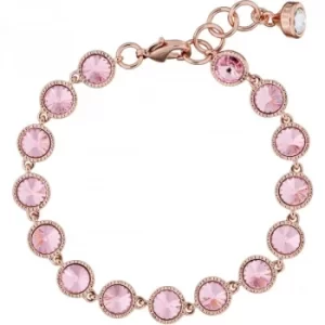 Image of Ted Baker Ladies Rose Gold Plated Raalyn Rivoli Crystal Single Strand Bracelet