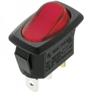 Image of SCI Toggle switch R13 278B 02 250 V AC 10 A 1 x OffOn latch