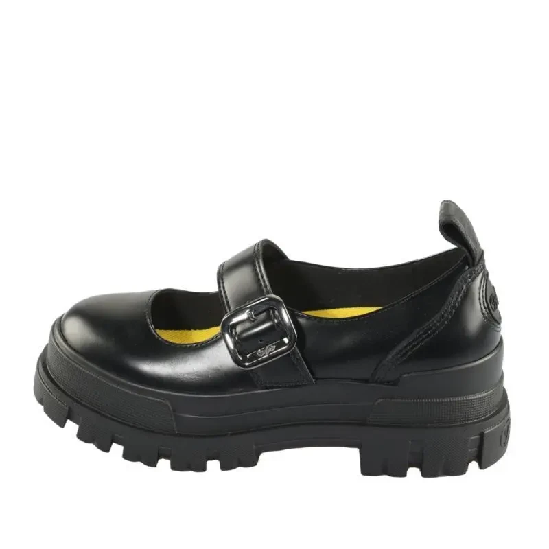 Image of Buffalo Womens moccasins Buffalo Aspha Loafer Buckle OS Noir Female 41