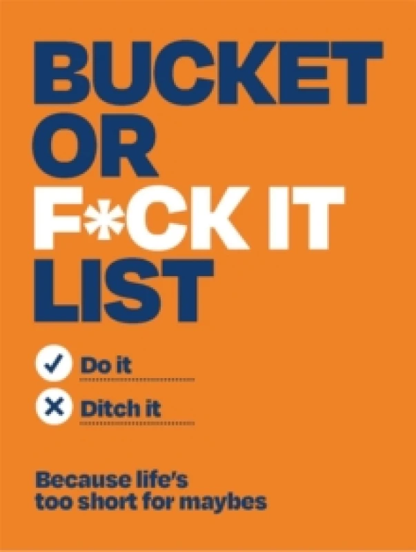 Image of Bucket or F*ck It List : Do It or Screw It Paperback / softback