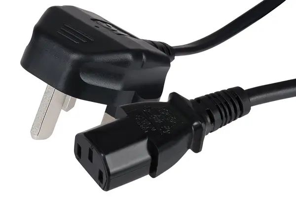 Image of Maplin Maplin Power Lead IEC C13 Female Plug to UK 3 Pin Mains Plug - 3m, 13 Amp Fuse 916PAM