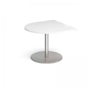 Image of Eternal radial extension table 1000mm x 1000mm - brushed steel base
