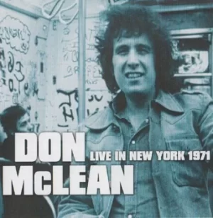 Image of Live in New York 1971 by Don McLean CD Album