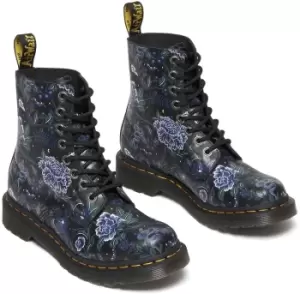 Image of Dr. Martens 1460 Pascal - Mystic Garden Floral Black Backhand Boot multicolour