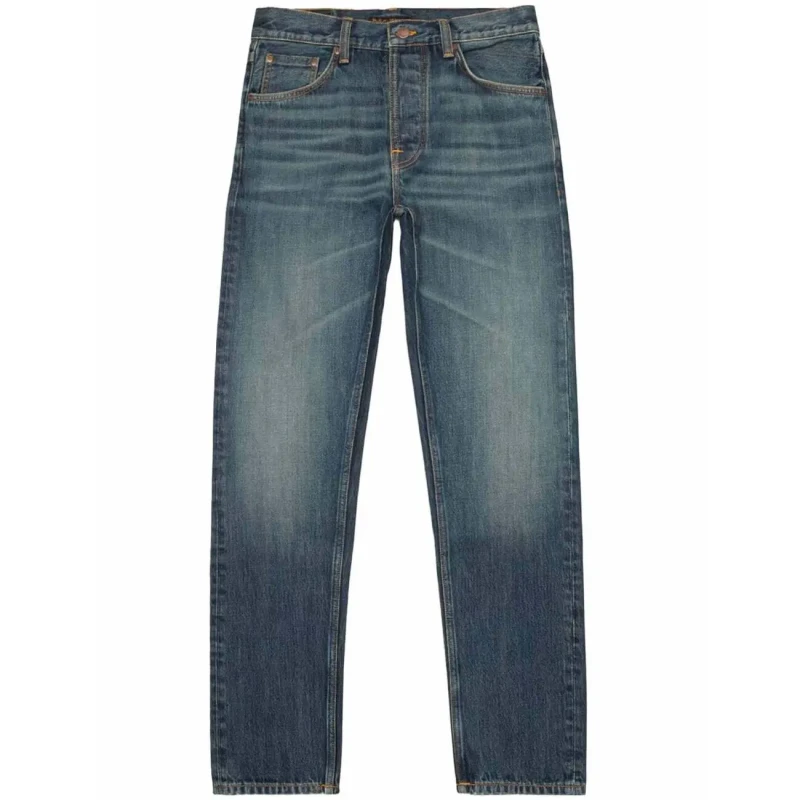 Image of Nudie Jeans Regular jeans Nudie Jeans Steady Eddie II Sand Storm Bleu Male 28x30
