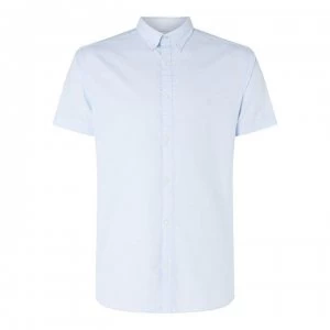 Image of Jack and Jones Premium Logo Shirt - Cashmere Blue