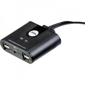 Image of ATEN US224-AT 2 ports USB 2.0 changeover switch Black