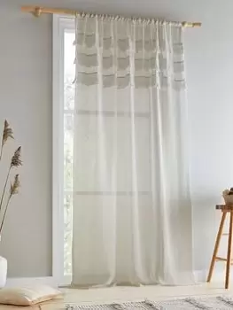 Image of Pineapple Elephant Izmir Tassel Slot Top Voile