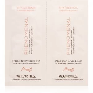 Image of Vita Liberata Phenomenal Organic Tan Infused Cloths Self-Tanning Tissue 8 pc