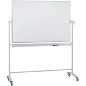 Image of Franken Freestanding Magnetic Mobile Revolving Whiteboard Enamel 180 x 120 cm
