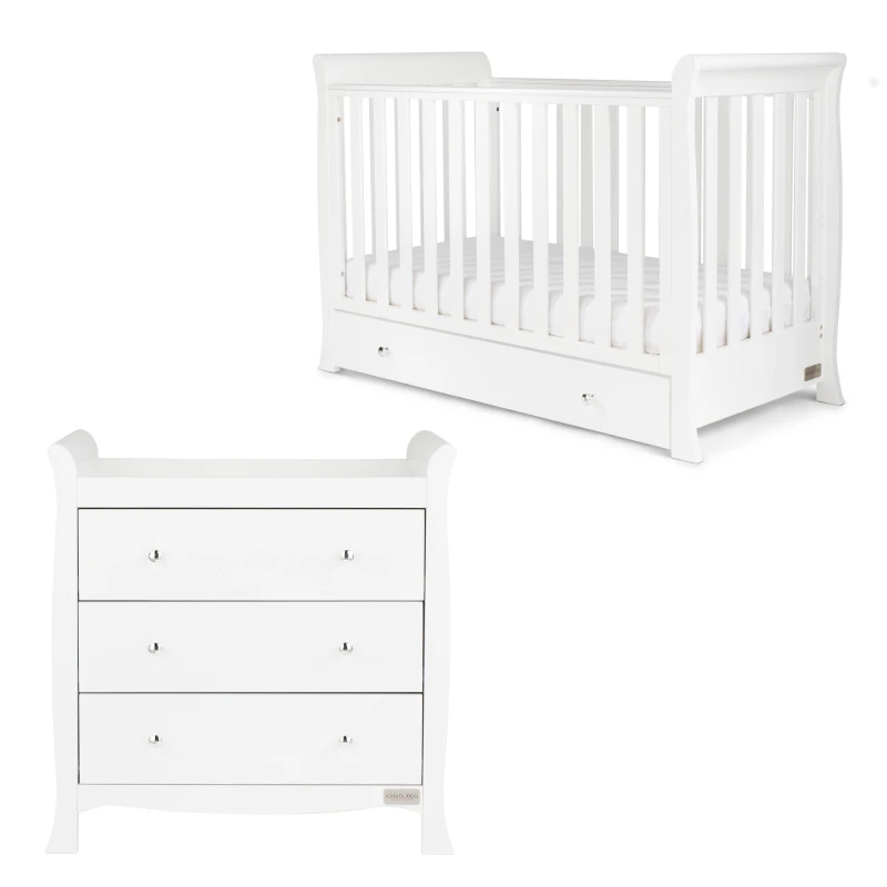 Image of Ickle Bubba Snowdon 4 in 1 Mini 2 Pce Furniture Set and Prem M White unisex one