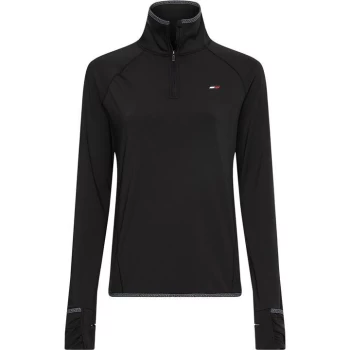 Image of Tommy Sport Mid Layer Top - Black