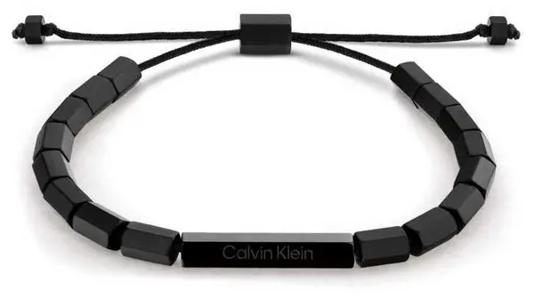 Image of Calvin Klein 35000276 Mens Black Stainless Steel Beaded Jewellery