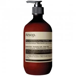 Image of Aesop Ressurection Aromatique Hand Balm 500ml