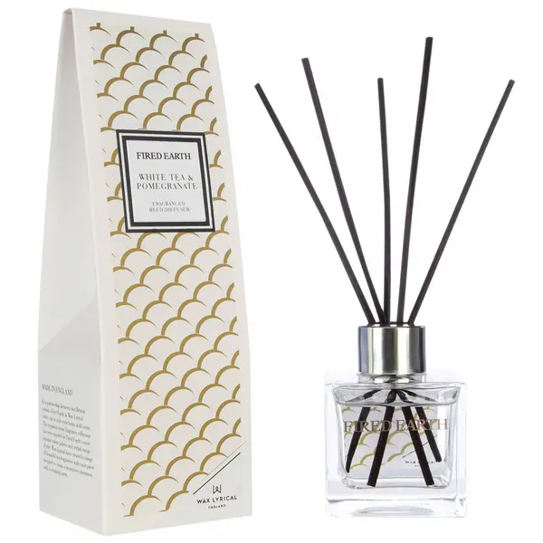 Image of Fired Earth Fragranced Reed Diffuser White Tea & Pomegranate 100ml