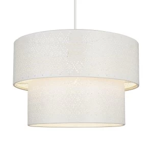 Image of Searchlight Lighting Collection Bea 2-Tier Drum Light Shade