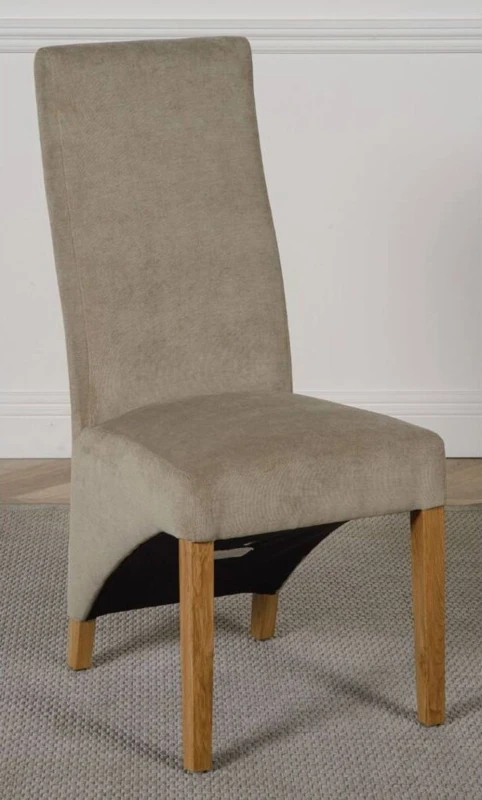 Image of Thats Furniture Lola Fabric Dining Chairs for Dining Room or Kitchen in Grey Grey Unisex