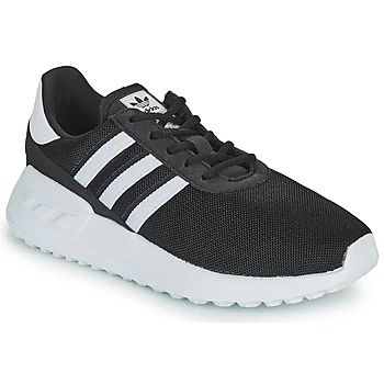 Image of adidas LA TRAINER LITE C boys's Childrens Shoes Trainers in Black