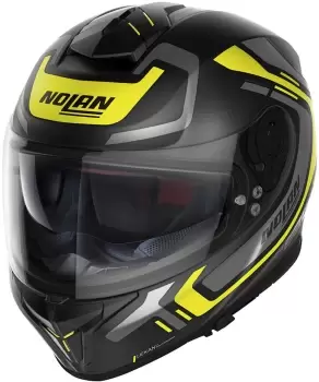 Image of Nolan N80-8 Ally N-Com Helmet, black-grey, Size 2XL, black-grey, Size 2XL