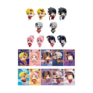 Image of Naruto Shippuden Petit Chara Land Trading Figure 10-Pack 10th Anniversary Ver. 6 cm