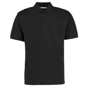 Image of Kustom Kit Mens Klassic Superwash Short Sleeve Polo Shirt (S) (Black)