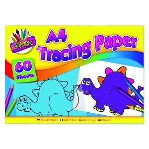 Image of Art Box Tracing Paper Pad A4 60 Sheets Pack of 12 TAL05069