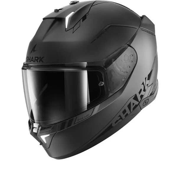 Image of Shark SKWAL i3 Blank SP Mat Anthracite Black Silver AKS Full Face Helmet L
