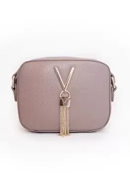 Image of Valentino Bags Divina Camera Cross Body Bag - Taupe, Women