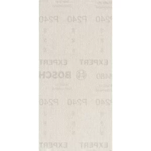Image of Bosch Expert M480 93mm x 186mm Net Abrasive Sanding Sheets 93mm x 186mm 240g Pack of 10