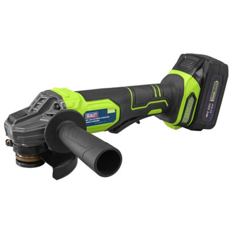 Image of Sealey CP401LIHV 18v Cordless Angle Grinder 115mm CP401LIHV Batteries: 1 x 3ah Li-ion