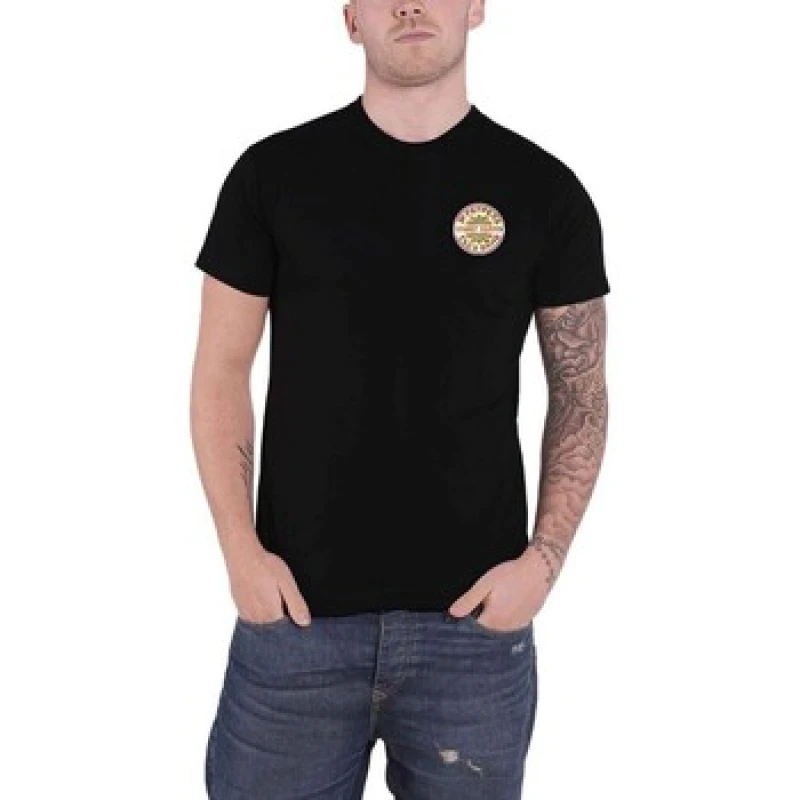 Image of The Beatles The Beatles Men Sgt Pepper T-Shirt in Black Size: X-Large Black XL Male 5063238311329
