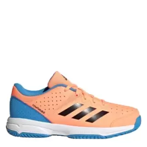 Image of adidas Court Stabil Shoes Kids - Beam Orange / Core Black / Pul