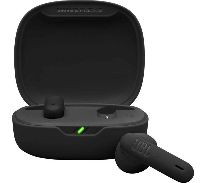 Image of JBL Wave Flex 2 Wireless Bluetooth Earbuds - Black 1200130015137